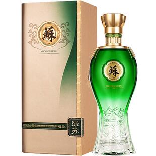 双沟苏酒绿苏40.8度480ml*1瓶浓香型白酒酒水 口感绵柔