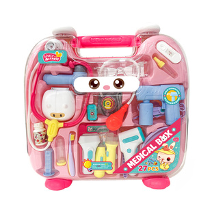畹町医具手提盒儿童小医生过家家玩具仿真听诊器医疗箱角色扮演