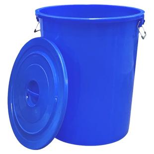 塑料桶家用储水桶大号大容量加厚带盖新料食品级装米腌菜发酵圆桶