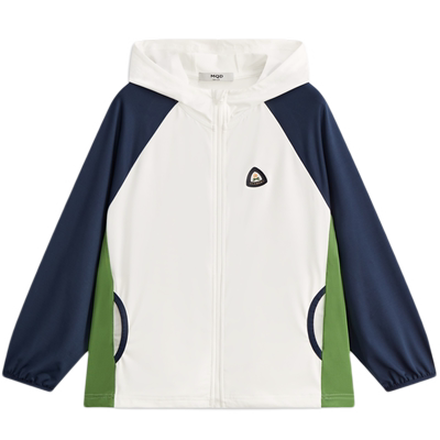 户外童装MQD图案连帽外套潮