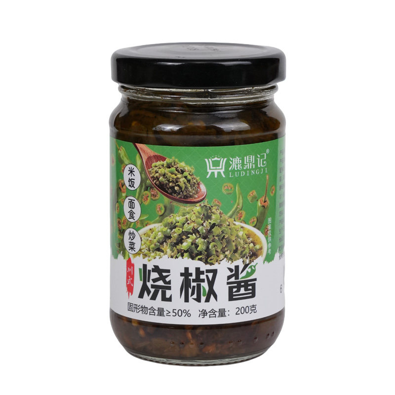 烧椒酱青椒剁椒酱拌面拌饭下饭菜