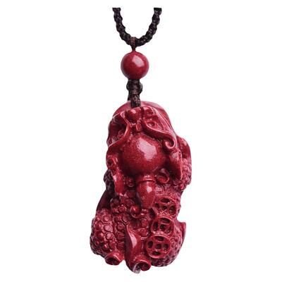 保真正品朱砂貔貅金鱼手链情侣款