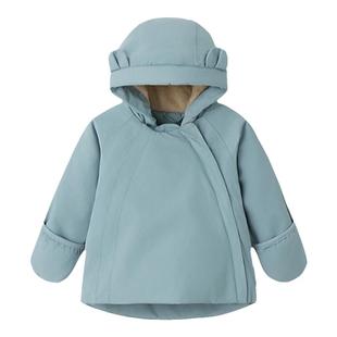 丹麦MINI A TURE童装冬季宝宝连帽保暖防水耐磨棉服外套