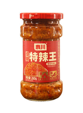 惠川特辣王蒜香王蒜蓉辣椒酱260g