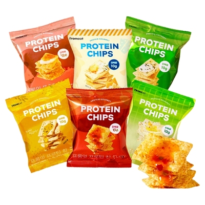 韩国多口味低卡零食蛋白质脆片