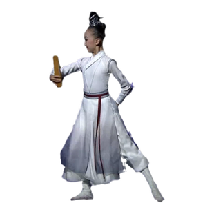 儿童国学服装古装汉服表演服男女童壮志少年行舞蹈服弟子规演出服