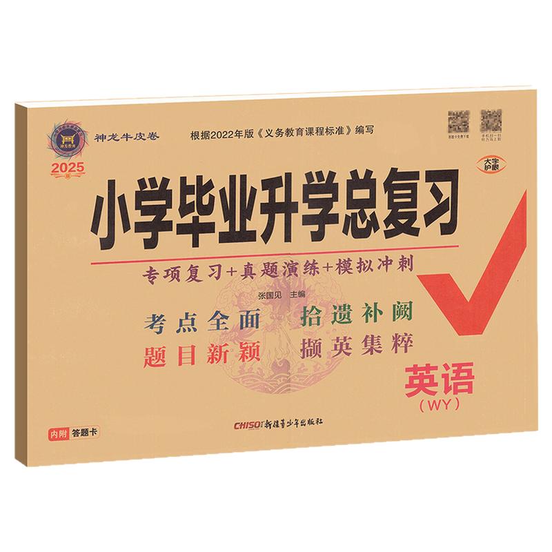 小学毕业升学总复习官方正版！