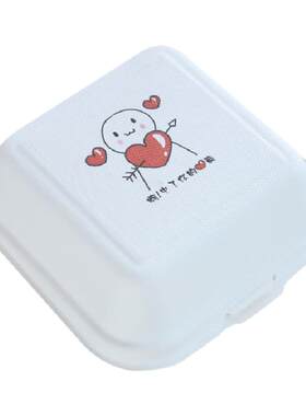 ins网红蛋糕盒打包快餐盒贴纸手