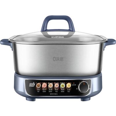 苏泊尔IH电火锅分体式0涂层不锈钢家用多功能电磁炉新款政府补贴