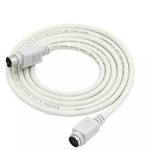 包邮PS2圆口延长线鼠标键盘加长圆头6针对六孔1.5米3M公对母