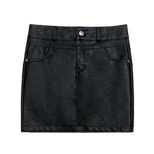 真皮皮裙女绵羊皮包臀一步裙2025秋季新款显瘦短裙海宁纯皮半身裙