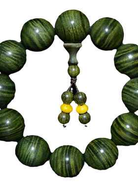 阴沉木毫米男女款金丝楠佛珠手链