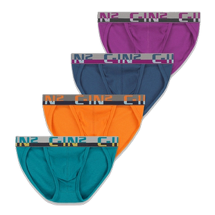 C-IN2进口新品内裤男棉氨纶透气薄款不嘞腿三角 8012FA