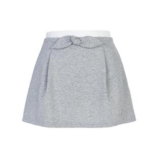 lefame拉飞姆时尚航海系穿搭兔耳朵立体扭结双腰头半裙女