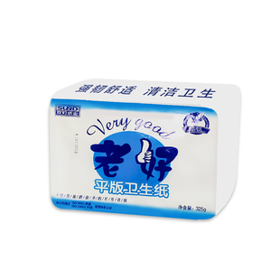 双灯老好平板卫生纸厕纸20包加厚厕所纸家用老式草纸实惠装整箱批