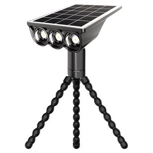 太阳能户外八爪鱼射灯阳台庭院壁灯花园草坪照树照明灯装饰夹子灯