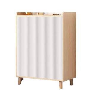 纯色柜帘无门柜子遮挡帘免打孔魔术贴鞋柜衣柜防尘帘遮丑帘免打孔