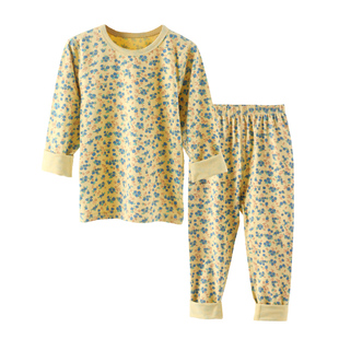 【180G】新品宝宝家居服套装儿童睡衣纯棉薄款秋冬男女童A类韩版