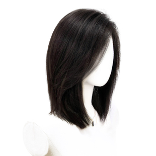 假发女全头套可扎发全真人发轻薄透气自然无痕锁骨发日常整顶假发