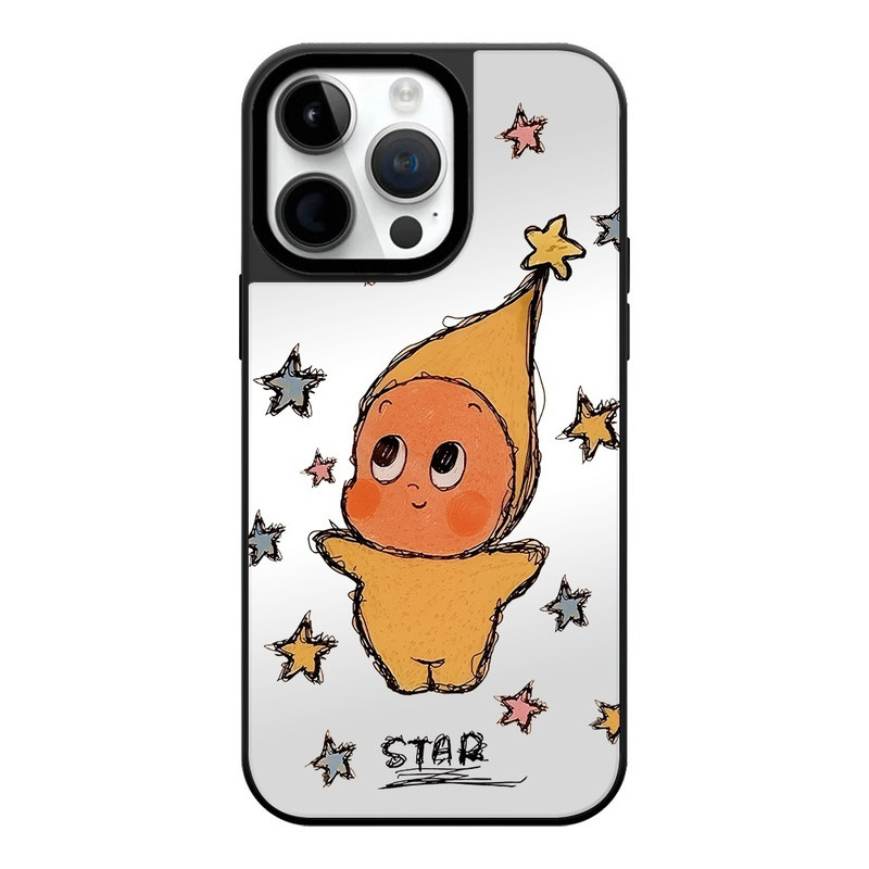 泡泡玛特张大手音乐棉花糖星星人适用于苹果17 16Pro Max手机壳iPhone12 13 14 15Pro/plus防摔磁吸保护套