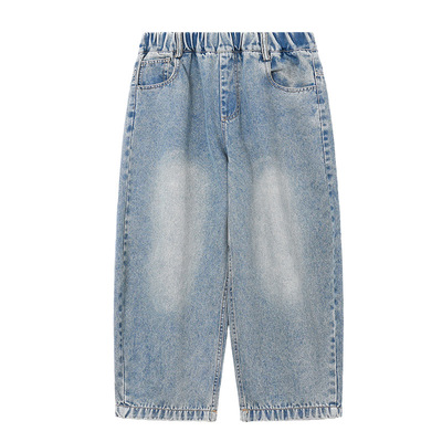 男童卡通直筒牛仔裤26春装新款