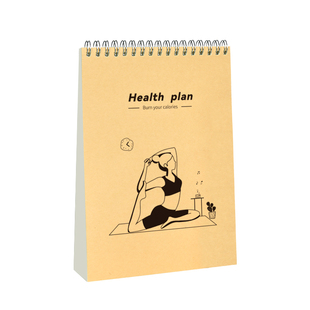维克多利A5瘦身健身计划本健身计划本瘦身计划本拖延症监督记录表手帐打卡本瘦身健身运动打卡计划本