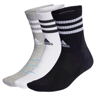 Adidas阿迪达斯运动袜男款袜子中筒袜篮球户外专业跑步袜官方正品