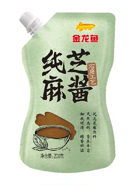 金龙鱼纯芝麻酱醇香爽滑200g