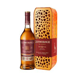 【礼盒装】格兰杰12年雪莉陈酿桶铁盒版 苏格兰单一麦芽威士忌