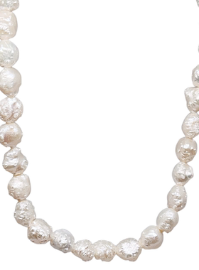 原创首饰独特天然花蕊珍珠项链女