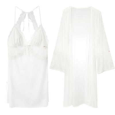 歌瑞尔自带胸垫吊带睡裙家居服