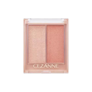 米粒妈 CEZANNE倩诗丽高光腮红膏双色修容膏多用立体光泽提气色
