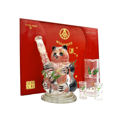 2005年五粮液（熊猫抱竹红）39度500ml浓香型 盒装