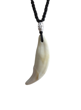 吊坠女狼牙吊坠男女真黑狗项链