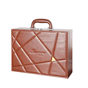 双支红酒皮盒通用高档红酒瓶包装盒手提红酒箱定制红酒盒2支礼盒