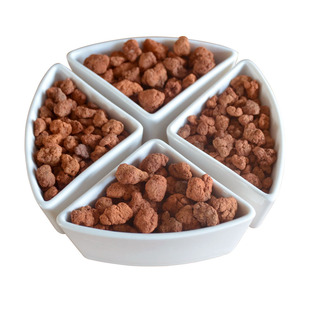 高温烧制火烧土兰花石铺面石红土颗粒营养土陶粒珍珠岩兰园火山石