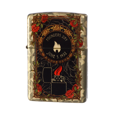 zippo限量款绽放创立日纪念