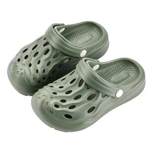 幸福玛丽2026新款儿童洞洞鞋男童夏季户外运动男孩包头沙滩凉拖鞋