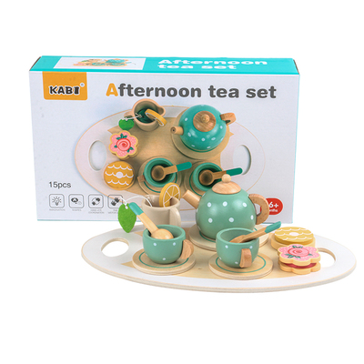 过家家仿真木茶壶下午茶厨房玩具