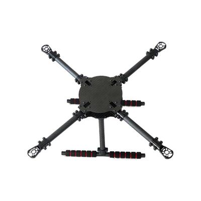 LJI X4 PRO升级款X400/450/500/550 4轴碳纤机架带固定脚架8-13寸