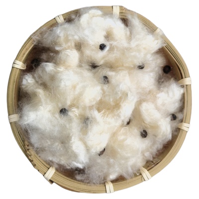 天然有籽木棉花海南带籽木棉有籽攀枝花养生枕头填充散装含籽木棉