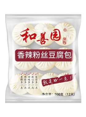 和善园香辣粉丝豆腐包早餐半成品