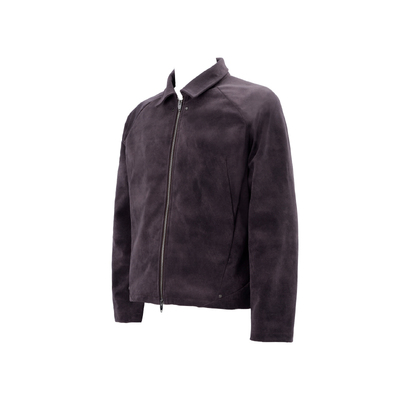 opfor麂皮夹克灰紫底特律工装