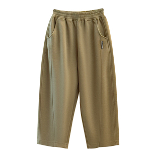 男童秋装裤子2025新款春秋儿童装休闲卫裤大男孩运动裤冬季帅气潮