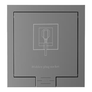 嵌入式隐藏式插座墙壁冰箱专用隐形内嵌式内凹面板暗装凹陷凹型