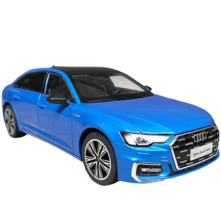 奥迪a6l合金属1比18正版汽车模型仿真儿童玩具车男孩收藏摆件原厂