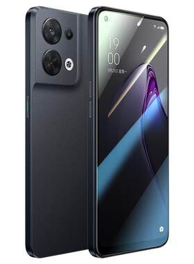 适用opporeno8钢化膜8pro钻石膜