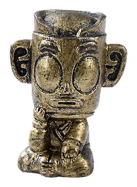 创意三星堆小摆件网红款微景观大立人纵目人像一套12个成都纪念品