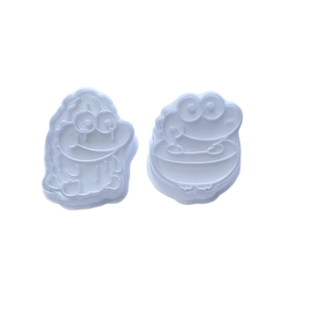 抹茶旦旦饼干模具网红小鳄鱼卡通儿童动物曲奇印模中式食品级PLA