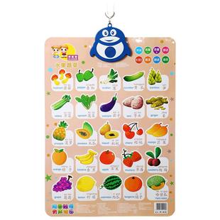 宝宝启蒙有声早教挂图婴幼儿童说话拼音学习神器声母韵母拼读全表